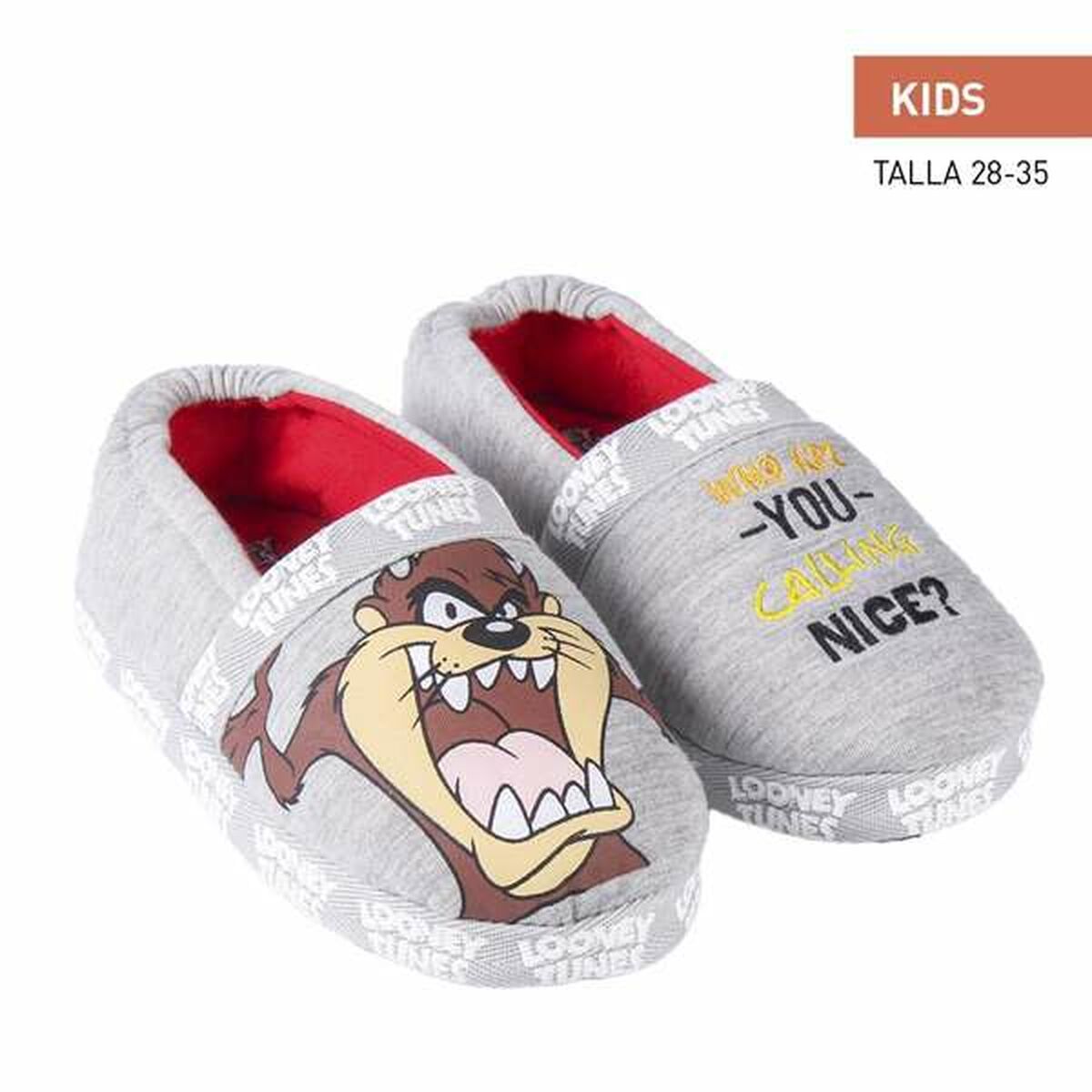 Zapatillas de Estar por Casa Looney Tunes Gris claro 30-31