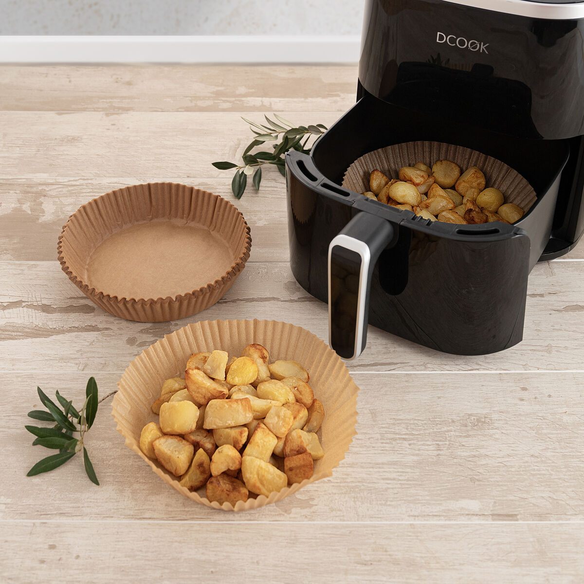 Set de bandejas para Alimentos Quid Naturalia Marrón 4,5 x 23 cm 50 Unidades