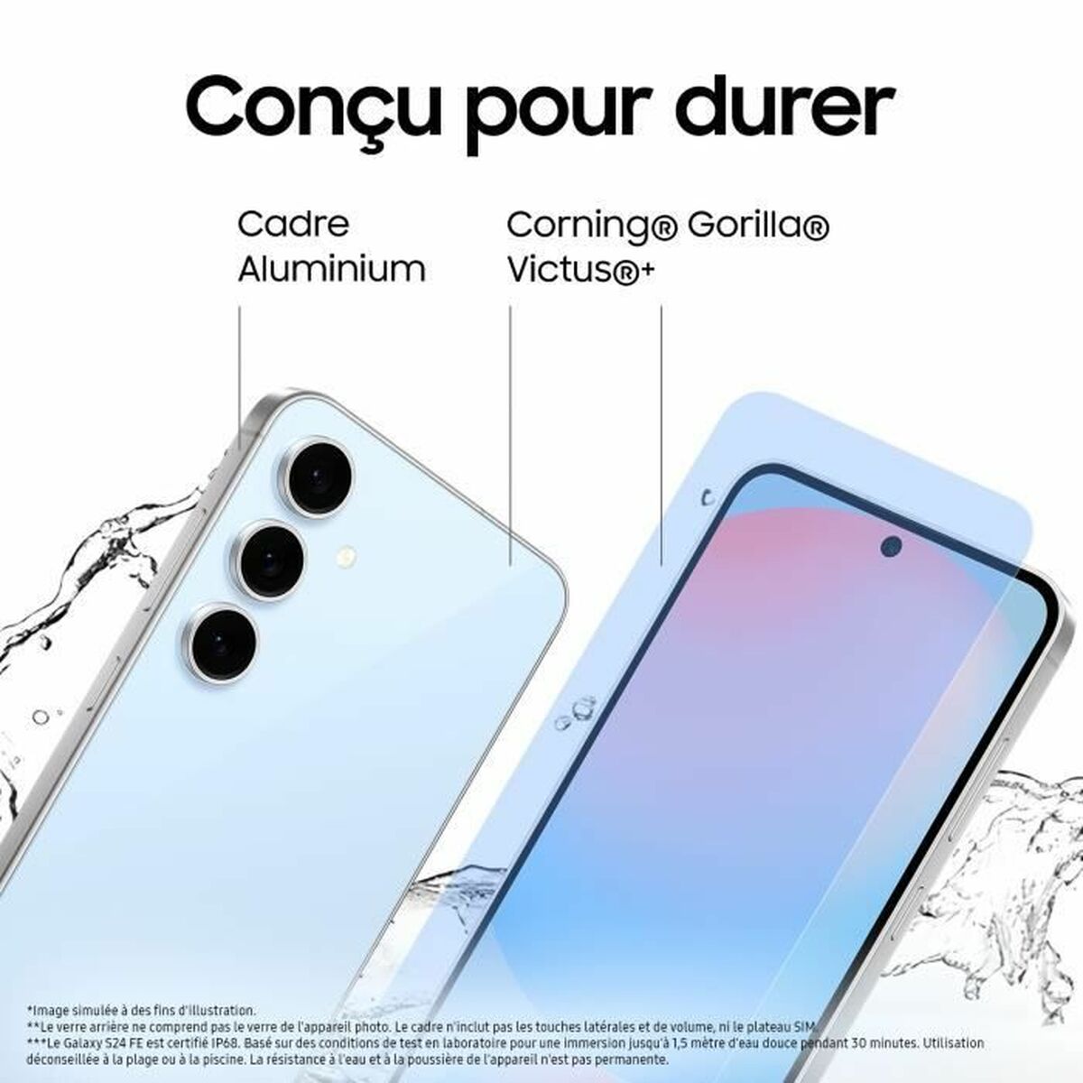 Smartphone Samsung Galaxy S24 FE 5G 6,7" 8 GB RAM 128 GB Gris