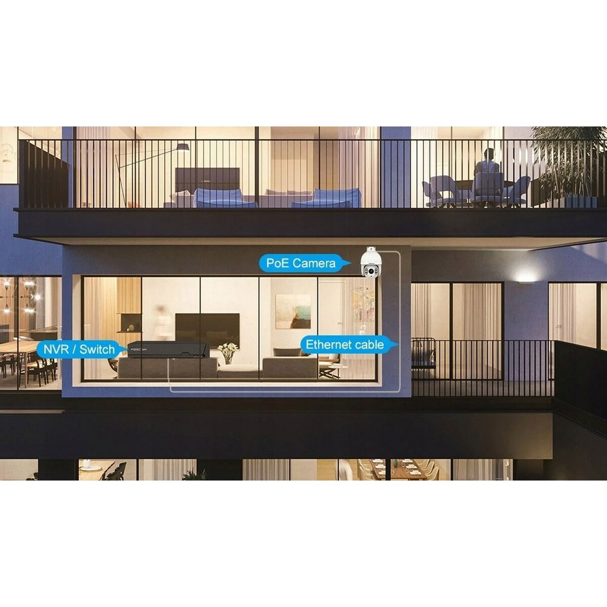 Videocámara de Vigilancia Foscam SD8EP