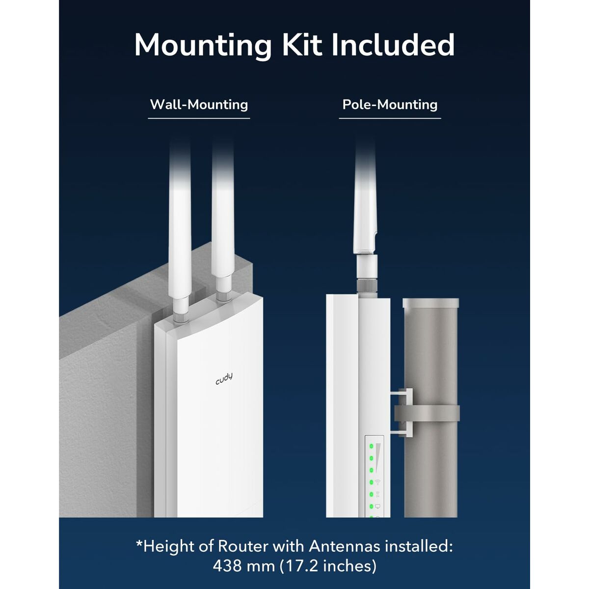 Punto de Acceso Cudy AP1300 Outdoor Blanco