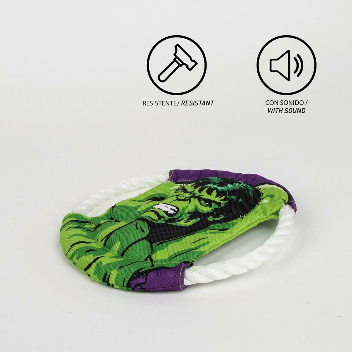 Juguete para perros Marvel Verde 22,0 x 22,0 x 6,0 cm