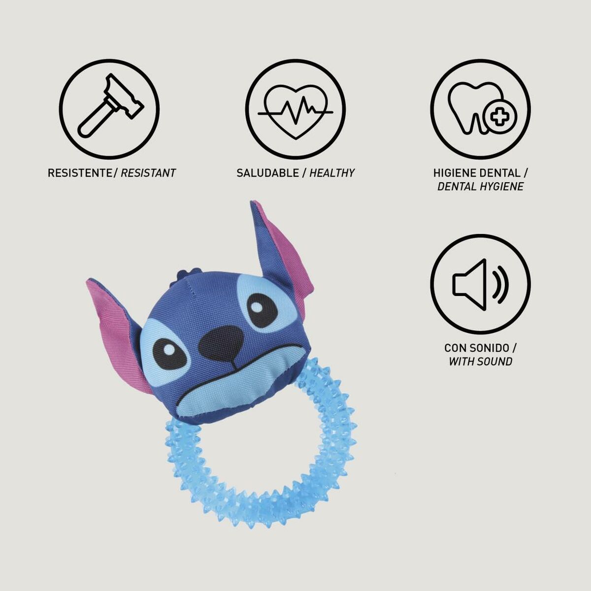 Juguete para perros Stitch Multicolor