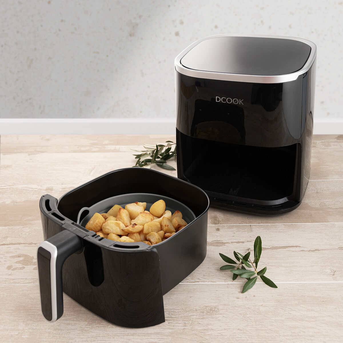 Cesta de Silicona Plegable para Freidora de Aire Quid Naturalia 20 x 20 x 7 cm (12 Unidades)