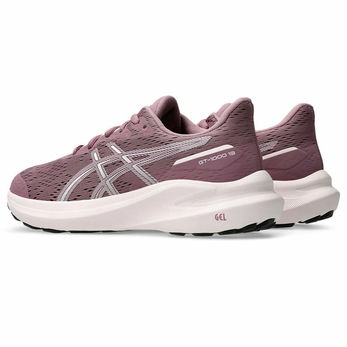 Zapatillas Deportivas Infantiles Asics GT-1000 13 GS Rosa Salmón