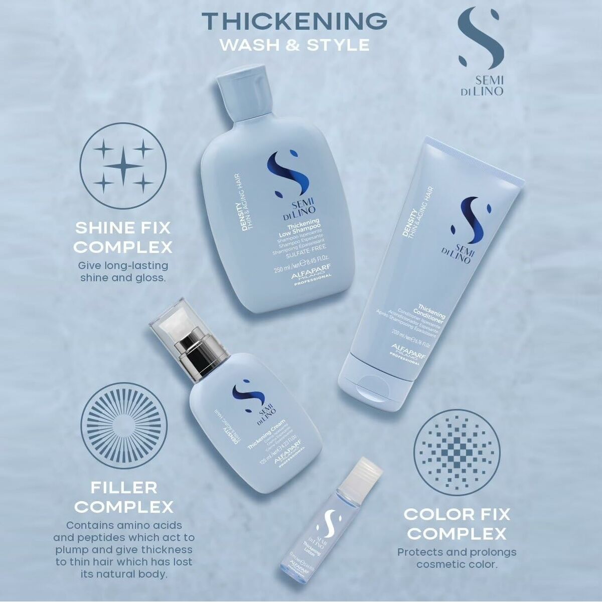 Champú Alfaparf Milano SEMI DI LINO 200 ml