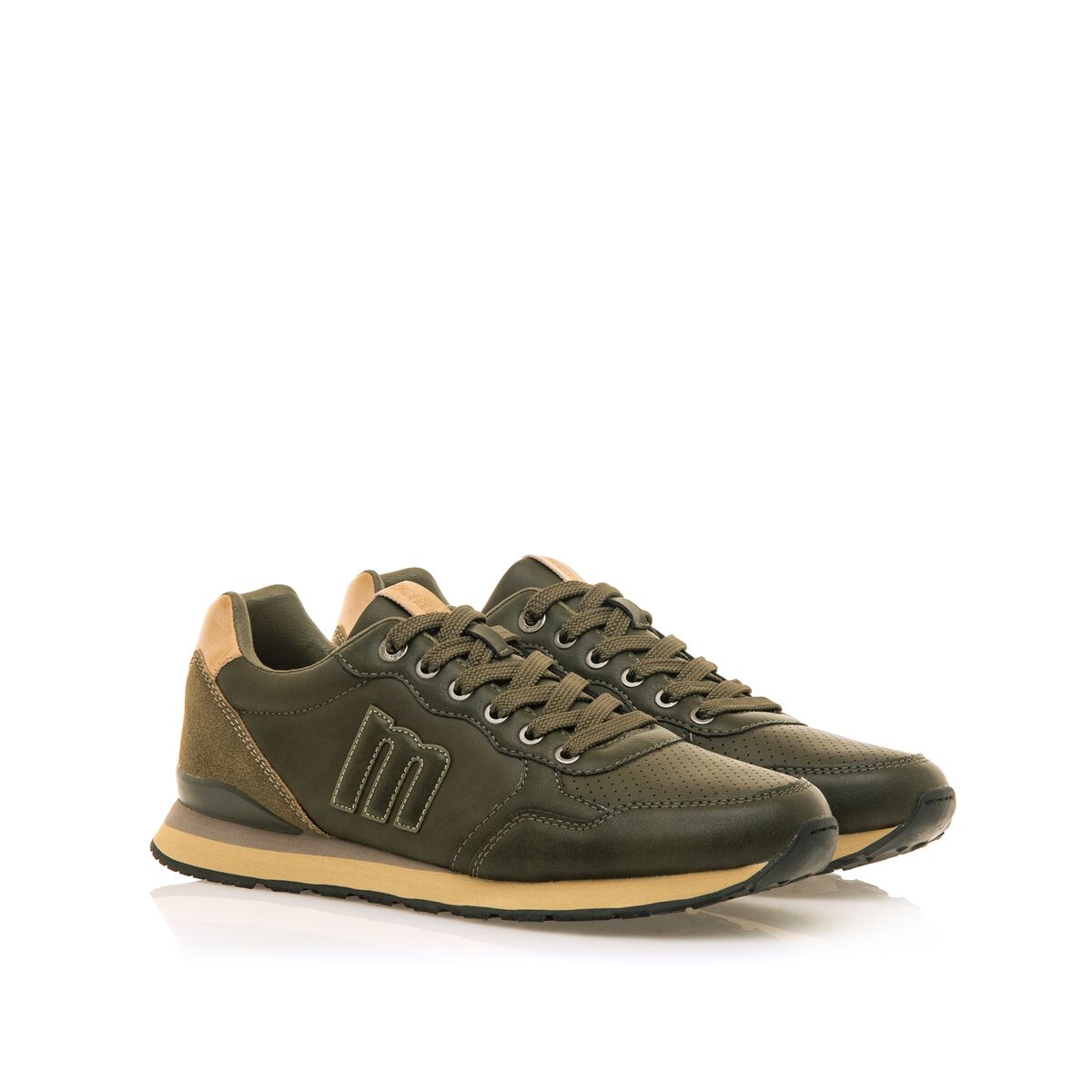 Zapatillas Casual Hombre Mustang Flore Kakhy Bussi Kakhy 84755 C56225 Verde