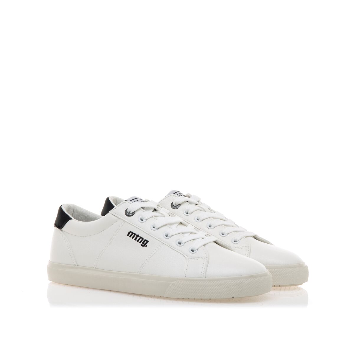 Zapatillas Casual Hombre Mustang Usain White Sunny Black 84732 C56258 Blanco