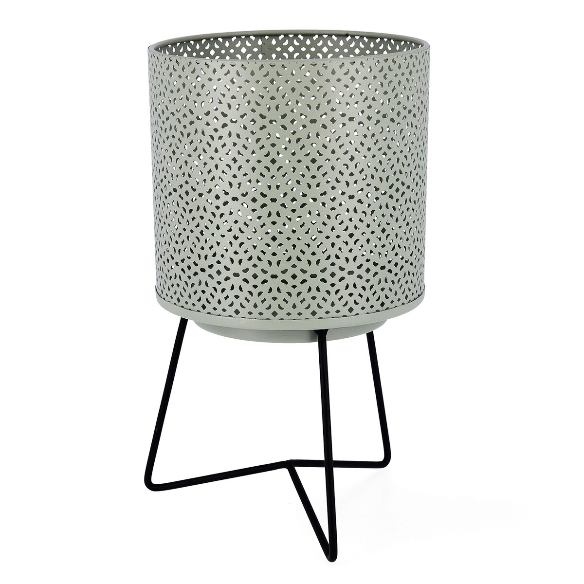 Macetero con soporte Vinthera Moa Verde Metal 17 x 17 x 29,5 cm (6 Unidades)
