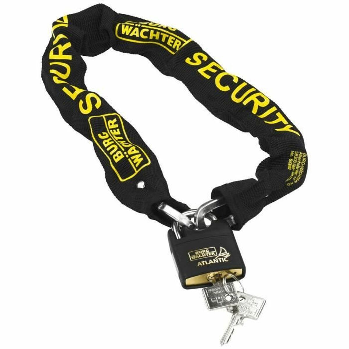 Candado de llave Burg-Wachter SKM 6/60/NI40 Acero Plástico