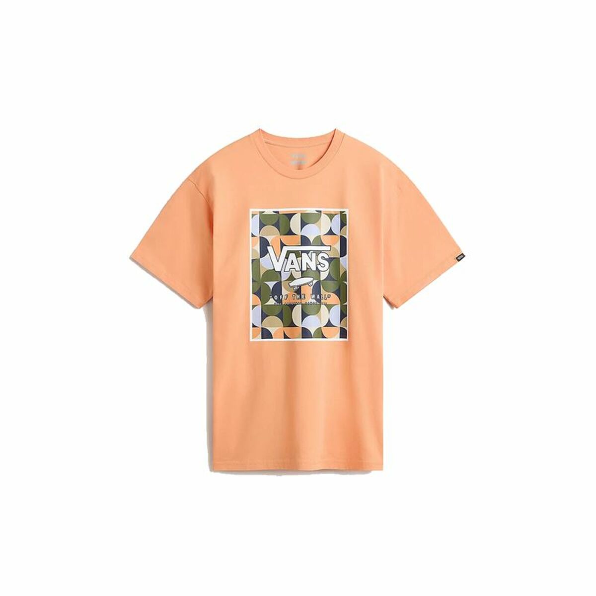 Camiseta de Manga Corta Hombre Vans MN CLASSIC PRINT BOX VN0A5E7YD051 Naranja