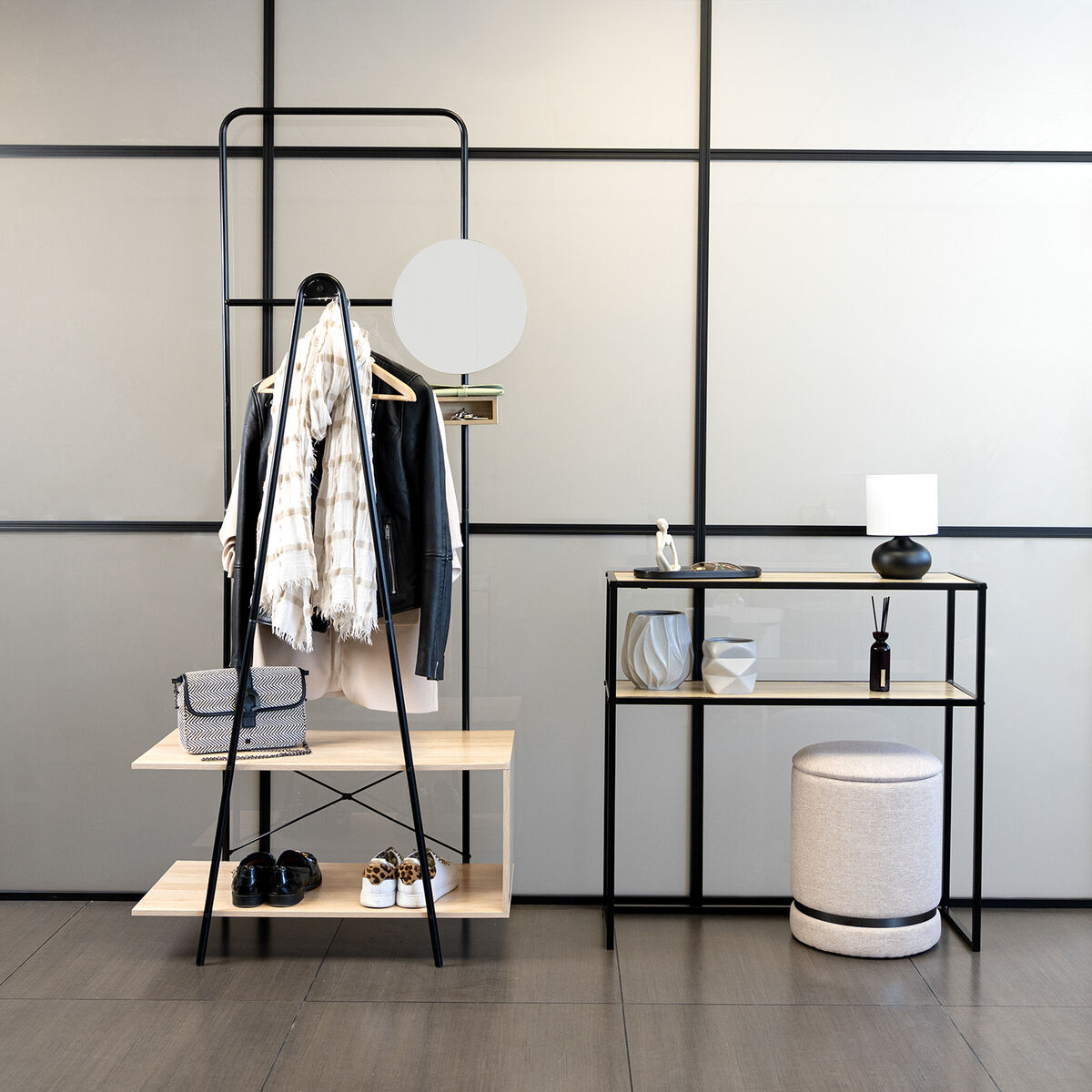 Estantería Vinthera Moa Metal Madera MDF 78 x 27 x 77 cm (4 Unidades)