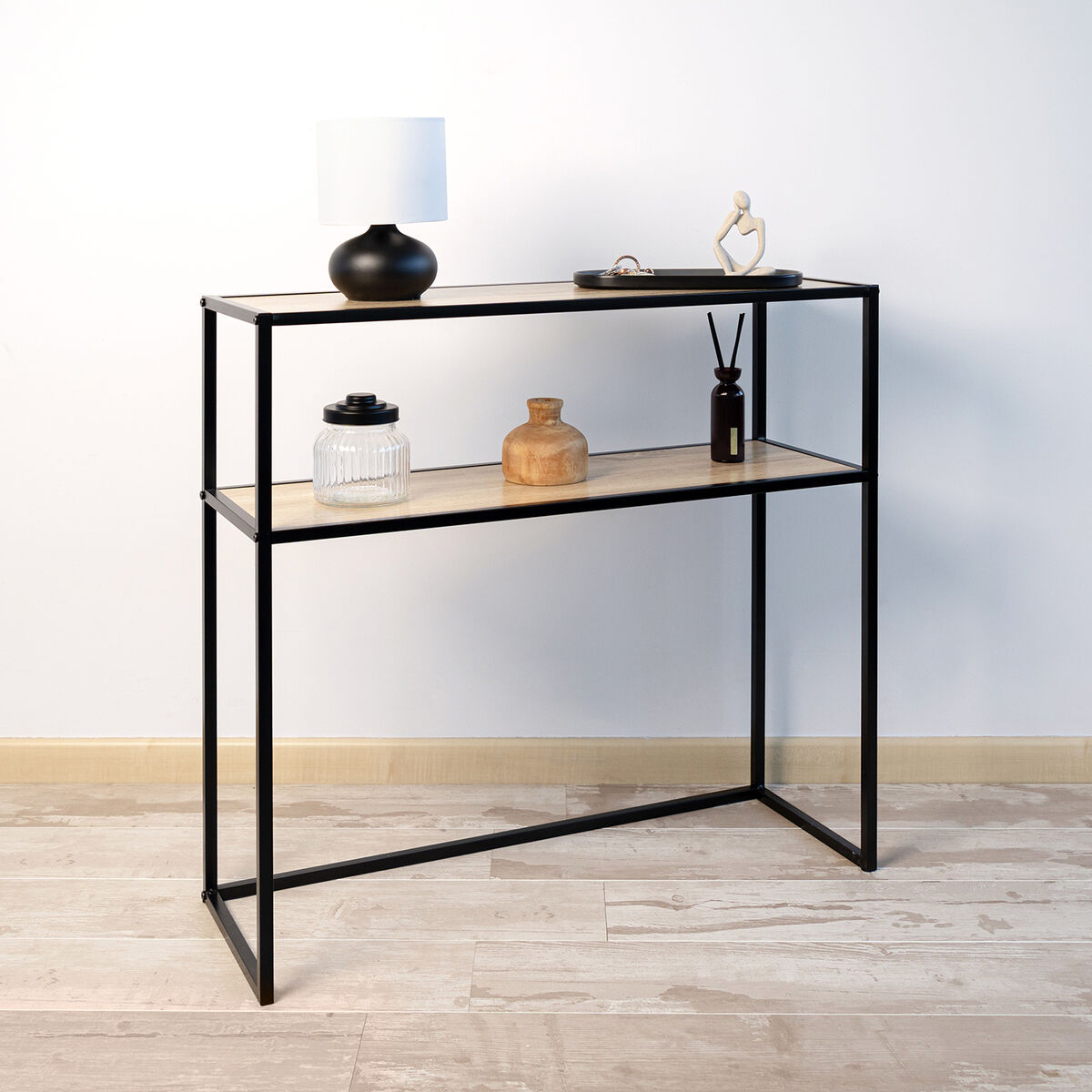 Estantería Vinthera Moa Metal Madera MDF 78 x 27 x 77 cm (4 Unidades)