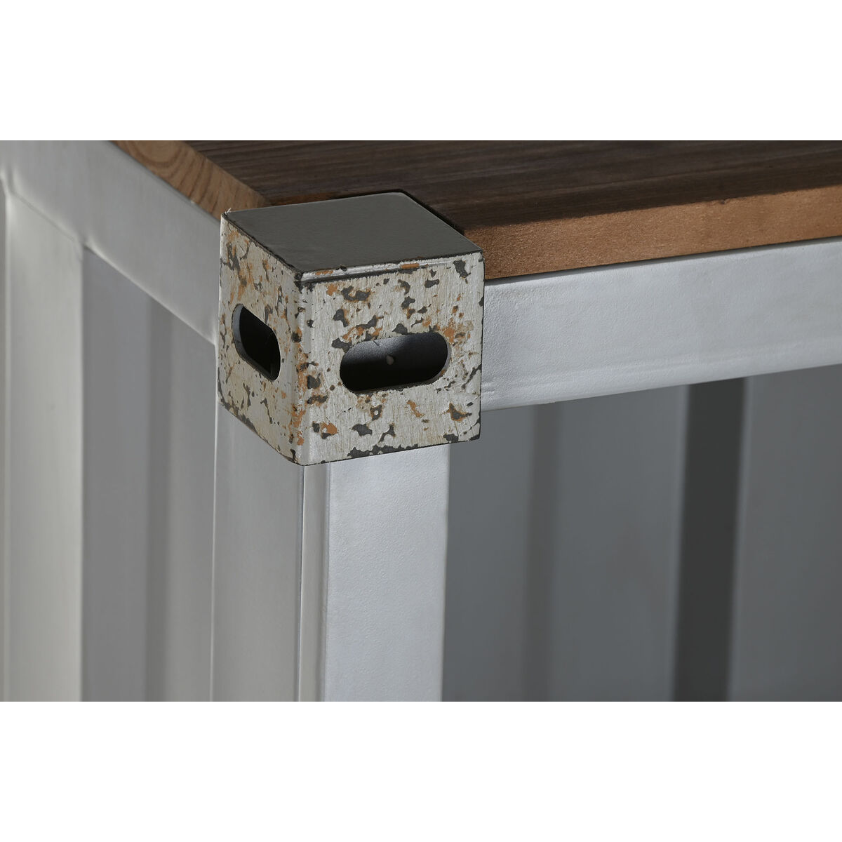 Estantería Home ESPRIT Gris Azul cielo Metal Madera MDF 87 x 44 x 168,5 cm