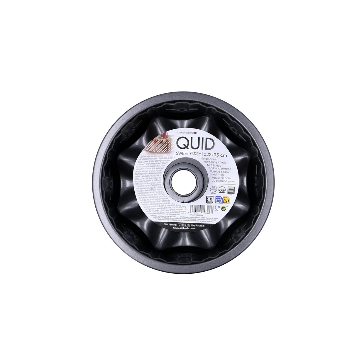 Molde para Repostería Quid Sweet Grey Gris Metal