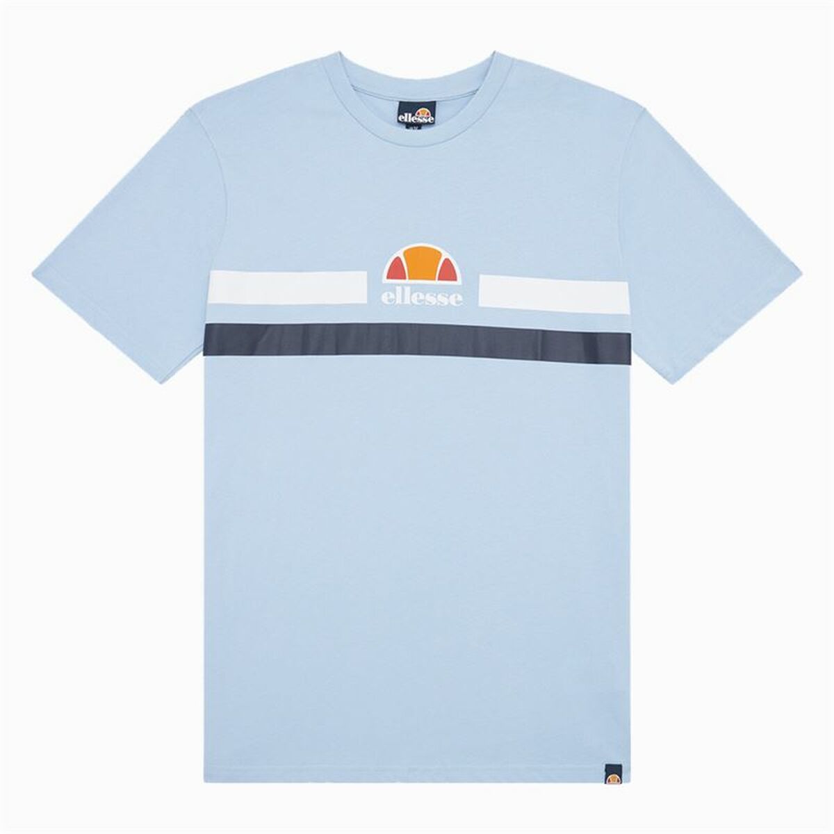 Camiseta de Manga Corta Hombre Ellesse Aprel Cian