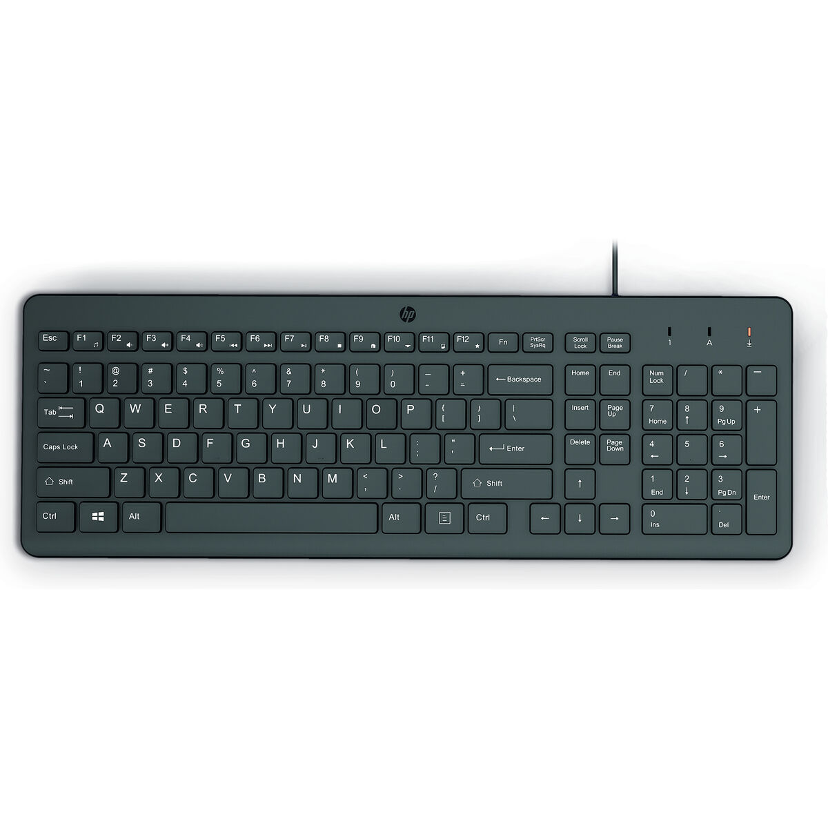 Teclado HP 150 Negro Qwerty Español