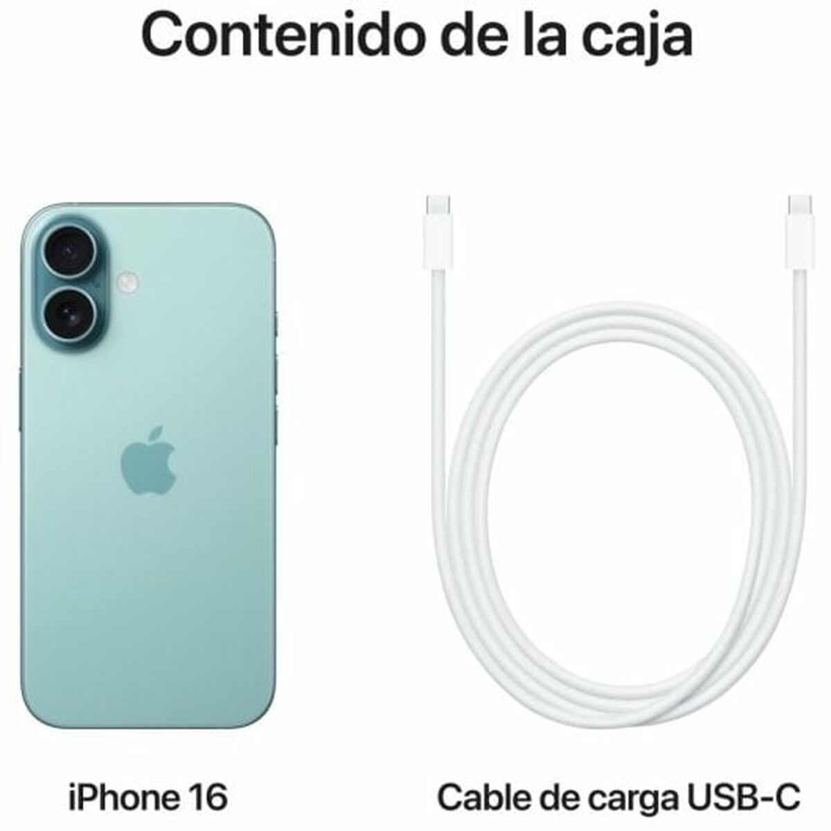 Smartphone Apple iPhone 16 6,1" Hexa Core 8 GB 256 GB Verde
