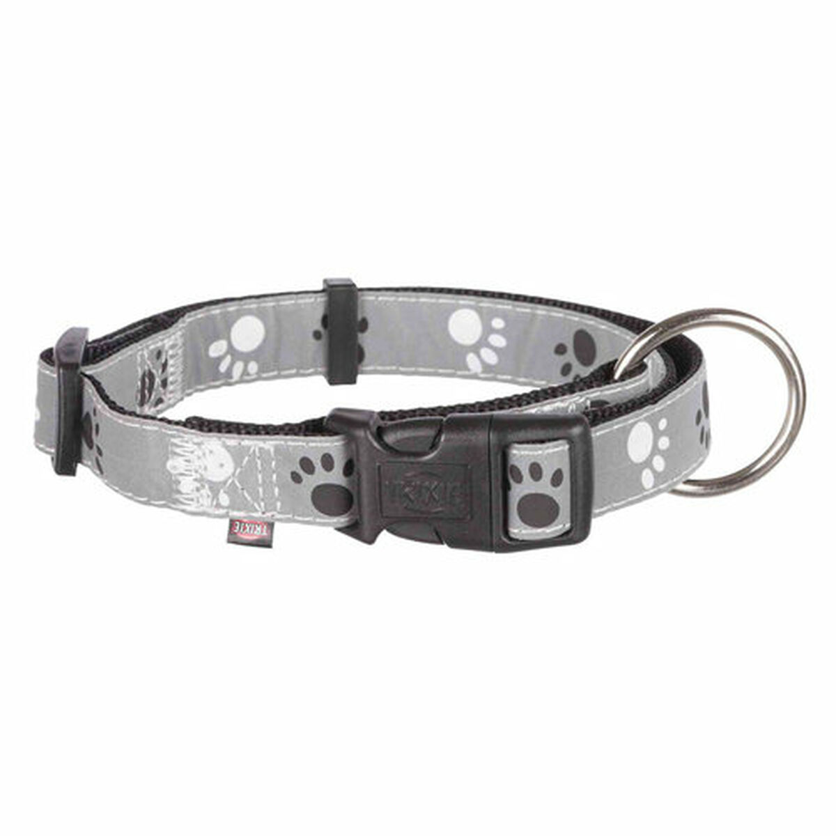 Collar para Perro Trixie Silver Reflect Negro Gris L/XL 40-65 cm