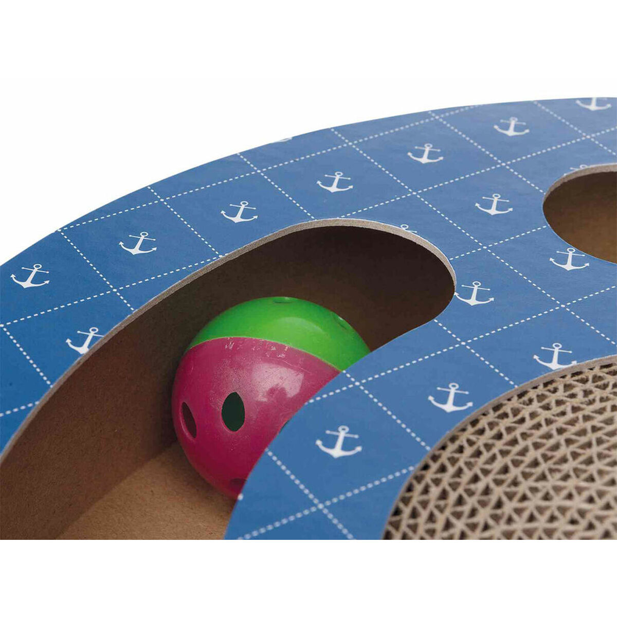 Rascador para Gatos Trixie Azul Cartón Plástico Ø 33 cm