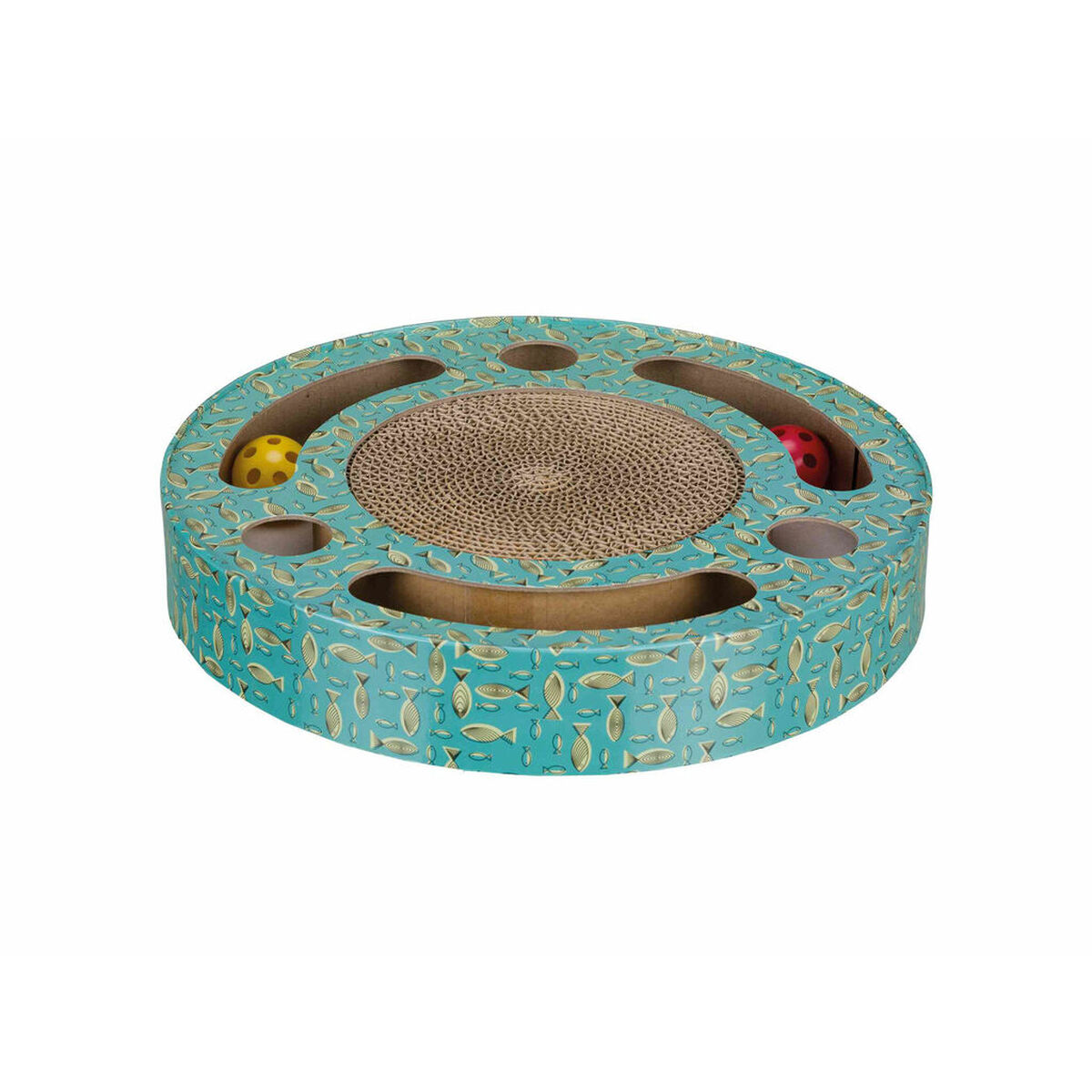 Rascador para Gatos Trixie Azul Cartón Plástico Ø 33 cm