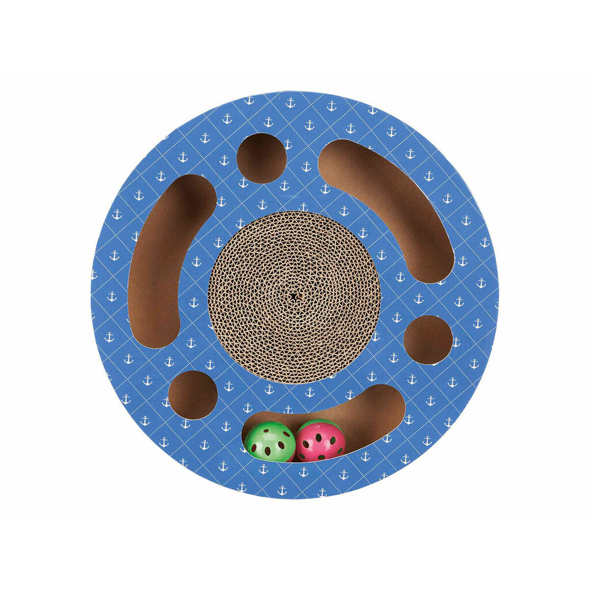 Rascador para Gatos Trixie Azul Cartón Plástico Ø 33 cm