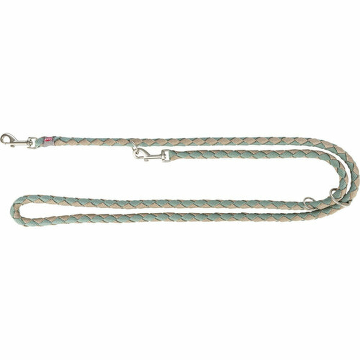 Ramal ajustable para perro Trixie Verde Arena S/M 2 m