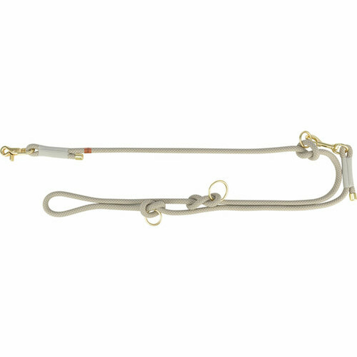Ramal ajustable para perro Trixie Soft Rope Gris Gris claro S S/XL