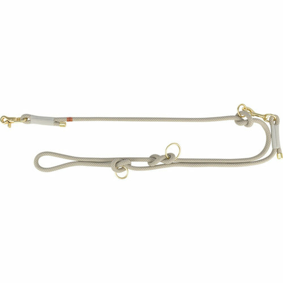 Ramal ajustable para perro Trixie Soft Rope Gris Gris claro L L/XL