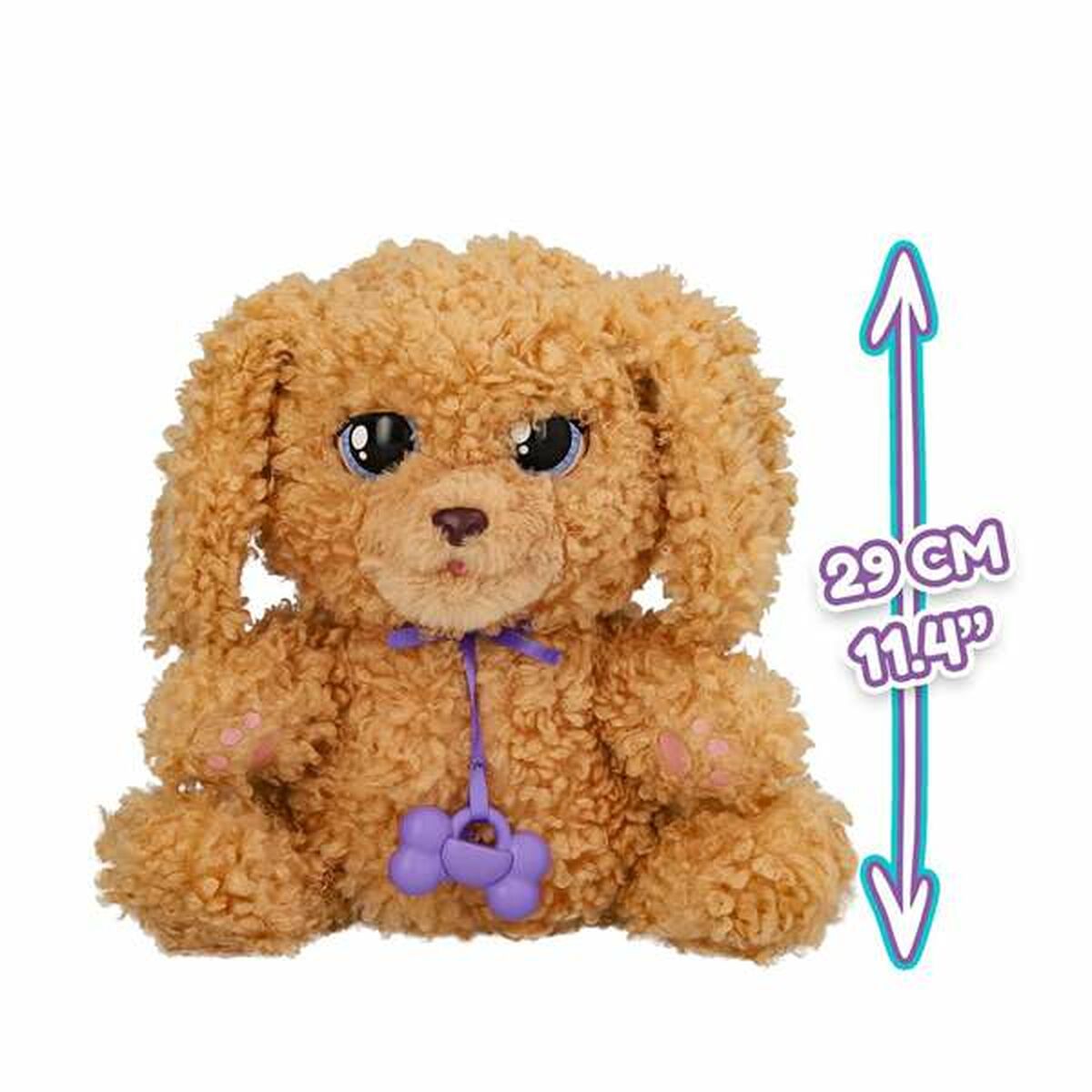 Peluche con Sonido IMC Toys Baby Paw 20 x 29 x 13 cm Multicolor