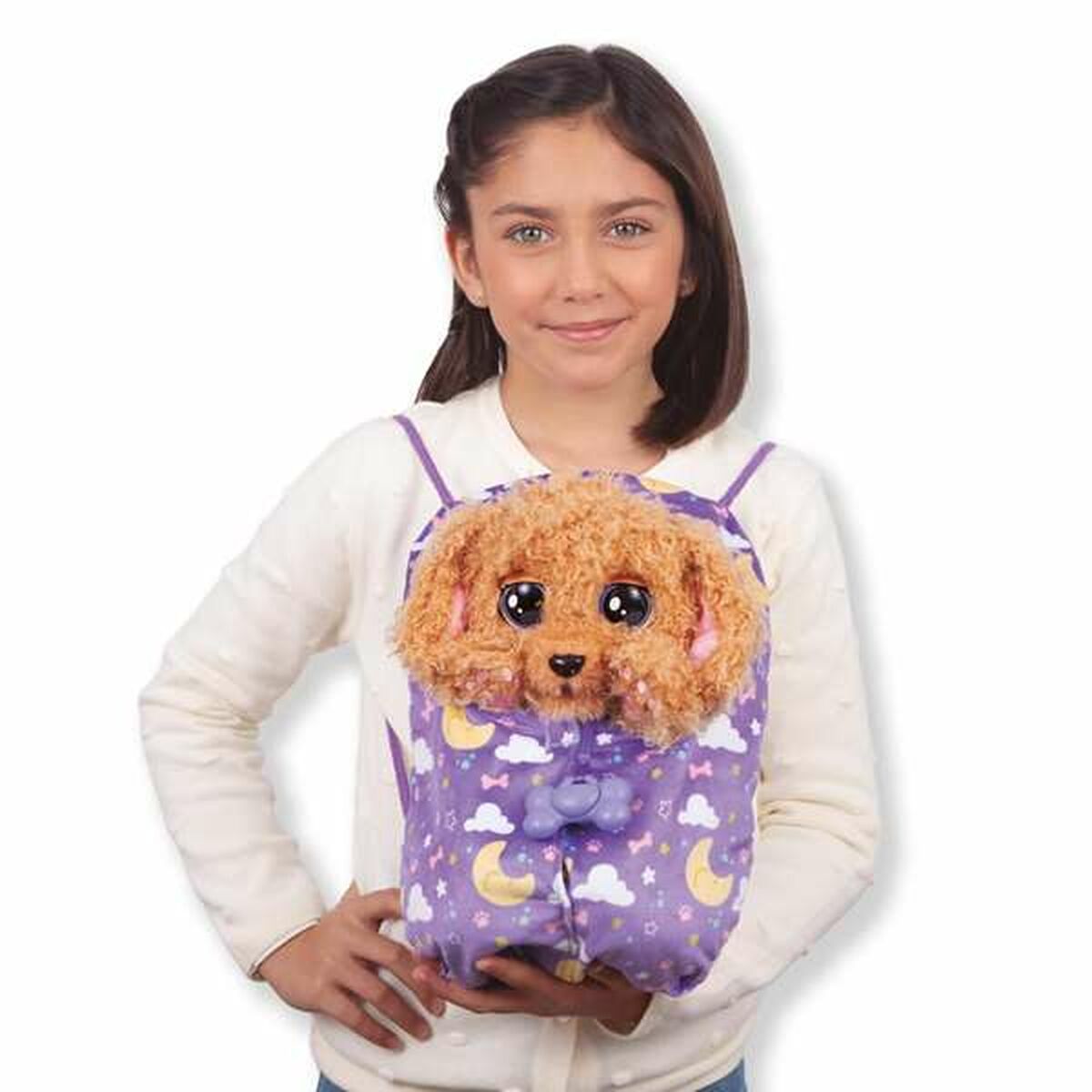 Peluche con Sonido IMC Toys Baby Paw 20 x 29 x 13 cm Multicolor