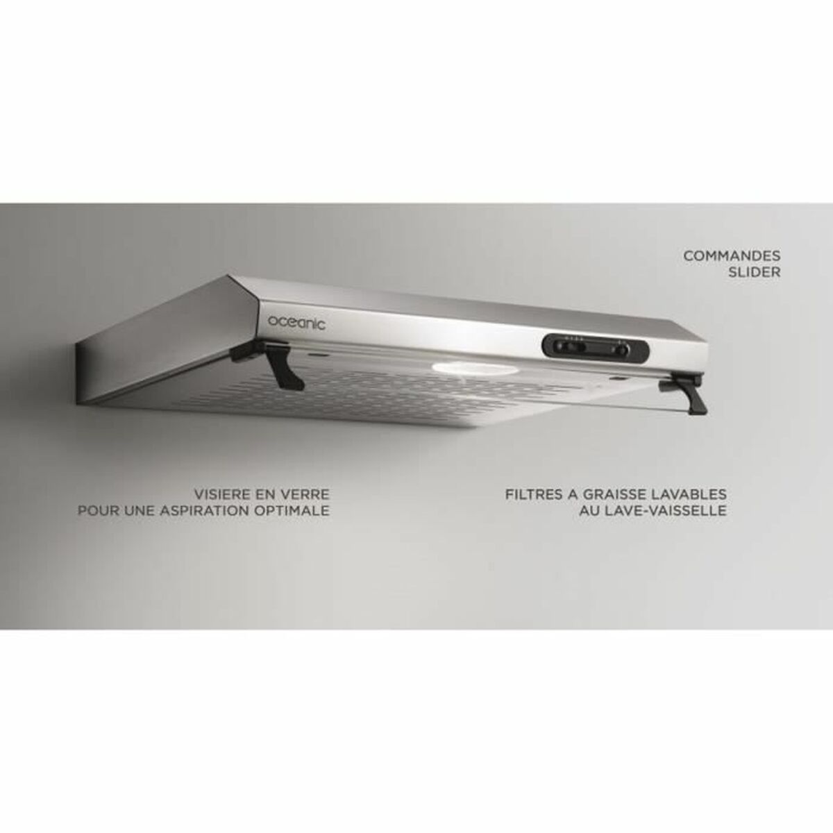 Campana Convencional Oceanic OCEAHC205S Gris 205 m3/h