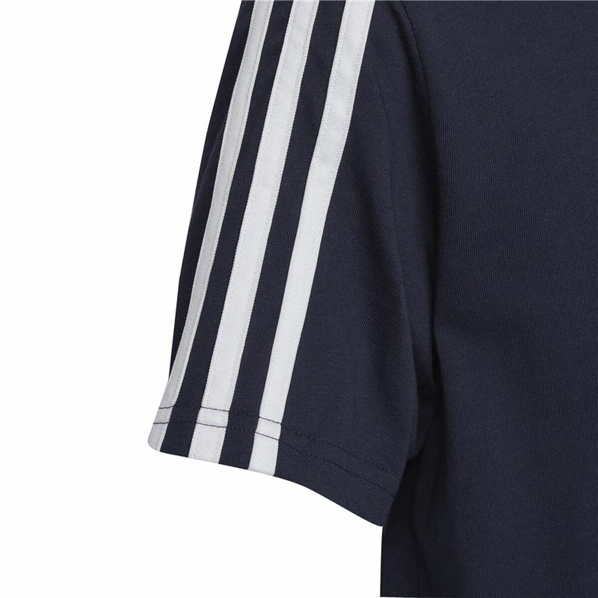 Camiseta de Manga Corta Adidas 3S Badge of Sport Negro