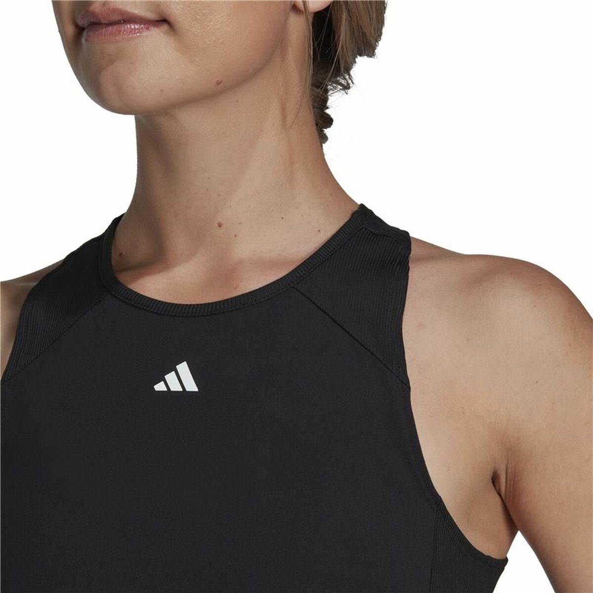 Camiseta de Manga Corta Mujer Adidas Studio Negro
