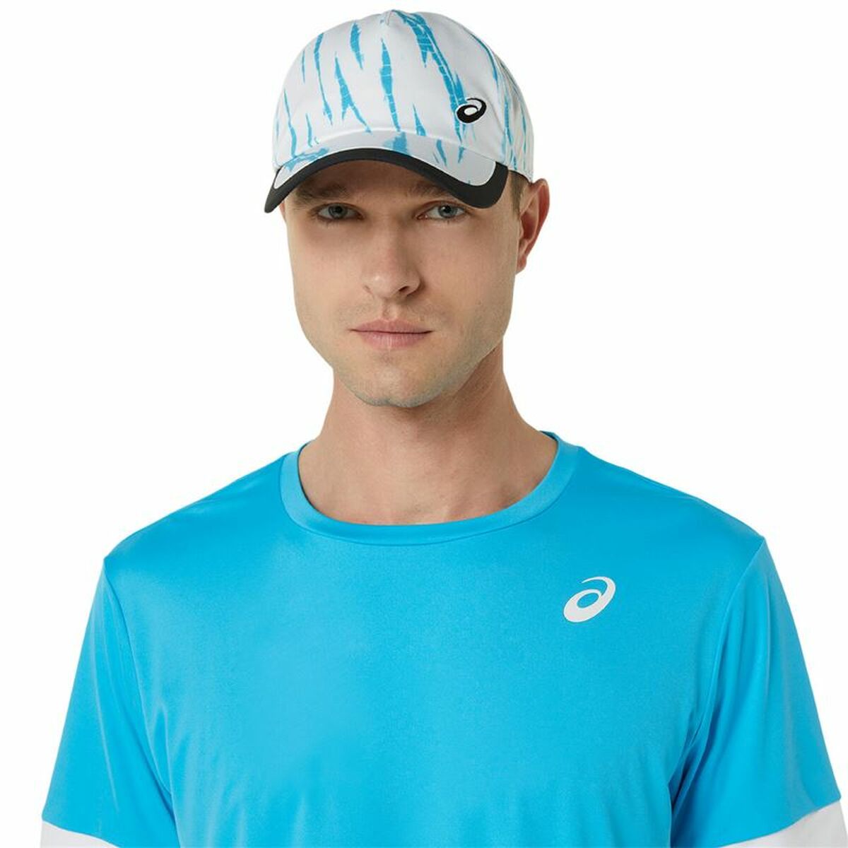 Camiseta Deportiva de Manga Corta Asics Court Ss Top Azul cielo Tenis
