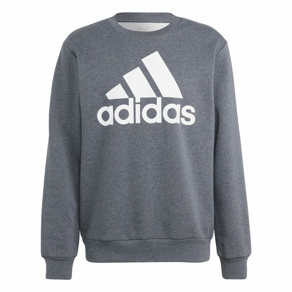 Sudadera sin Capucha Hombre Adidas Bl Fl  Gris