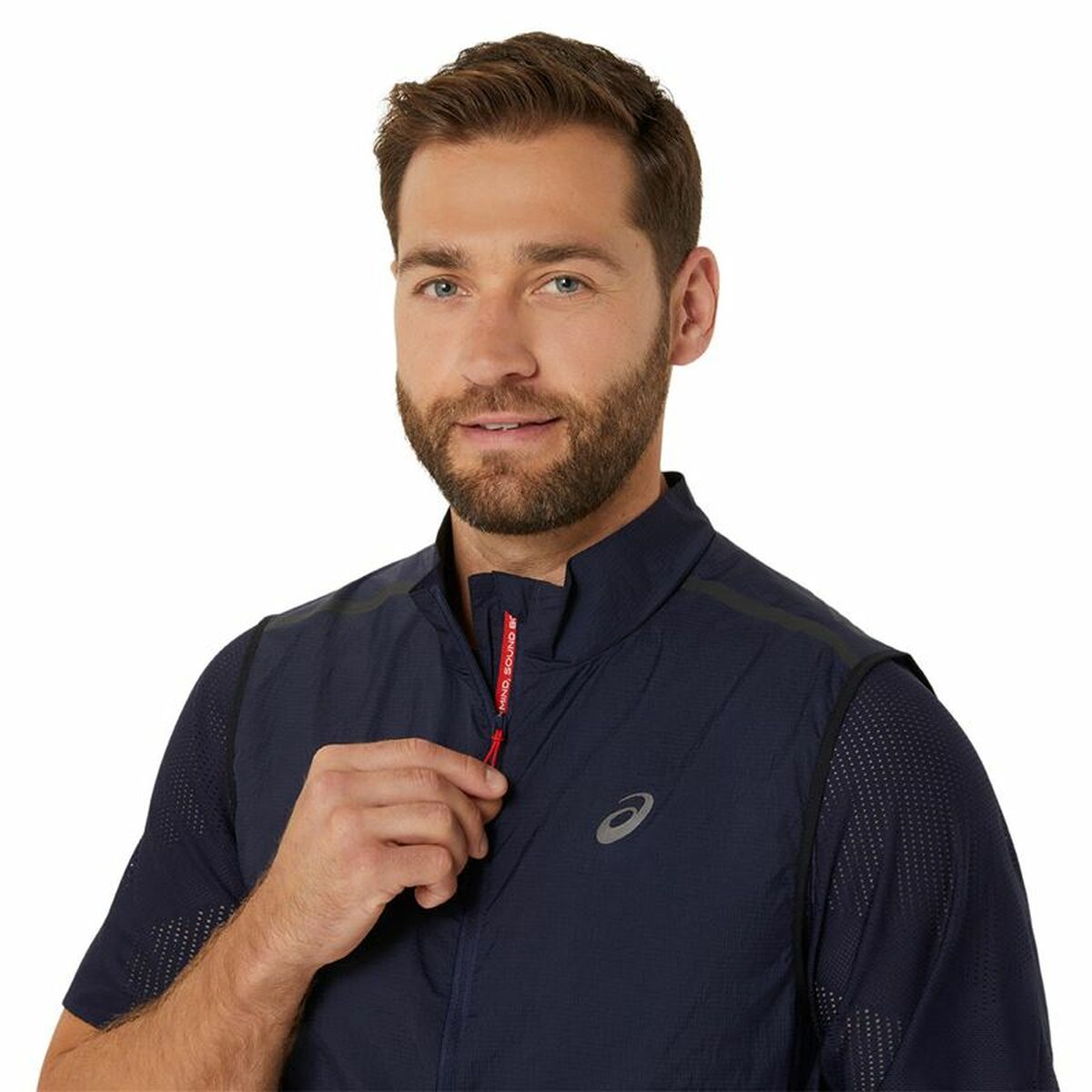 Chaleco Deportivo Unisex Asics Metarun Packable Gilet Azul