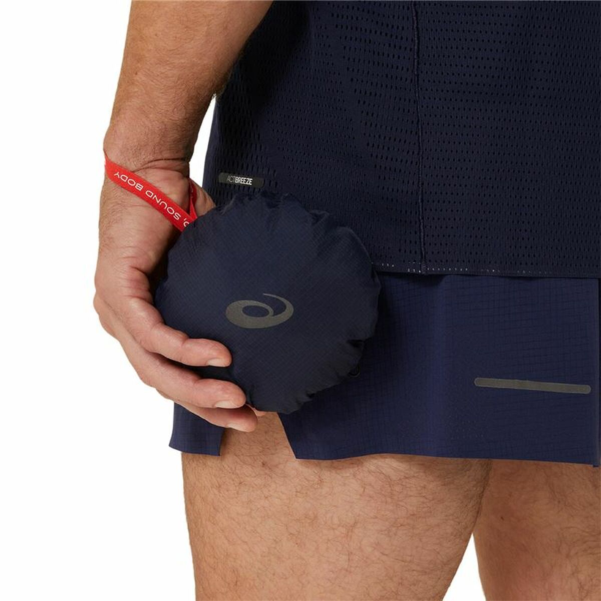 Chaleco Deportivo Unisex Asics Metarun Packable Gilet Azul