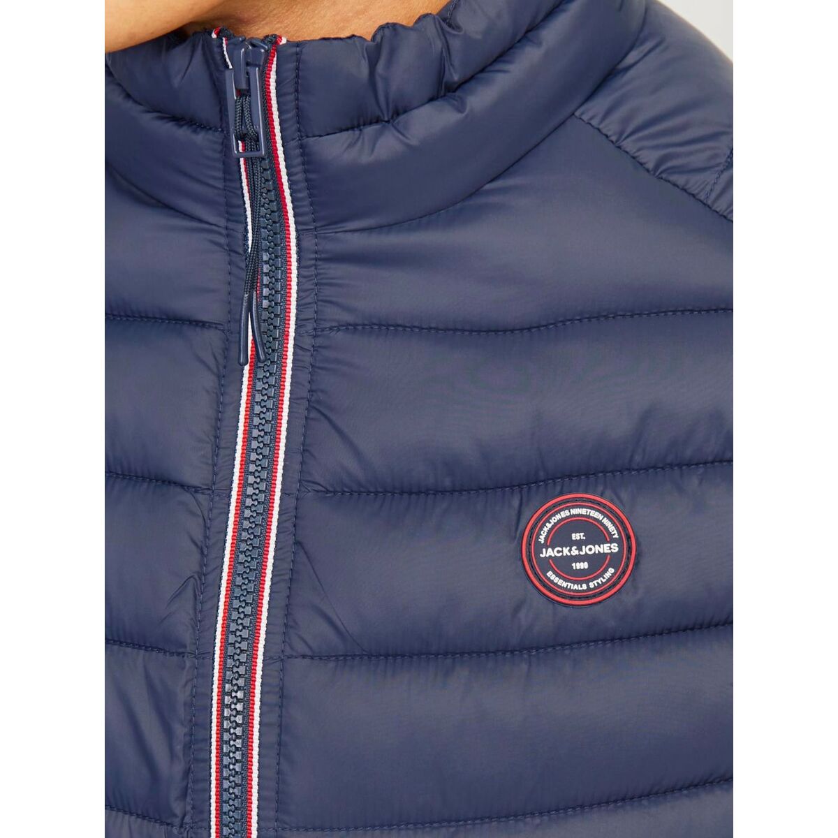 Chaleco Acolchado para Hombre Jack & Jones JJESPRINT BODYWARMER COLLAR NOOS 12258457 Azul marino