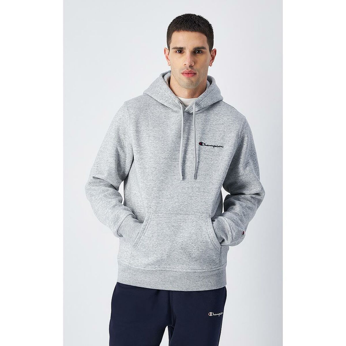 Sudadera con Capucha Hombre Champion 220258 NOXM Gris