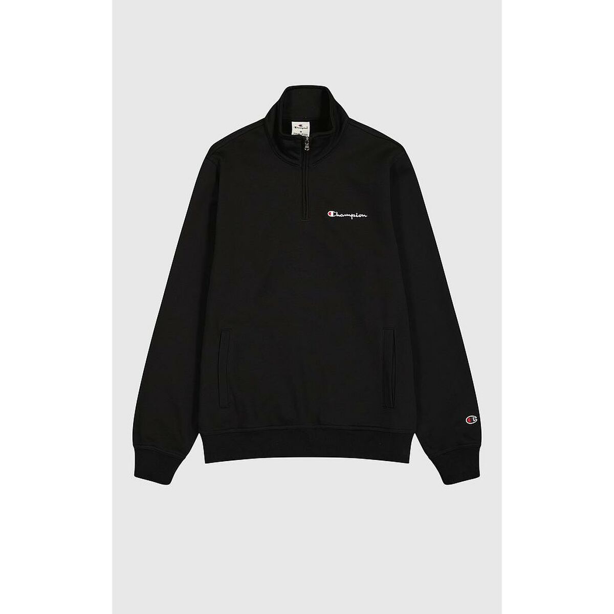 Sudadera de Entrenamiento para Adultos Champion HALF ZIP SWEATSHIRT 220263 NBK Negro