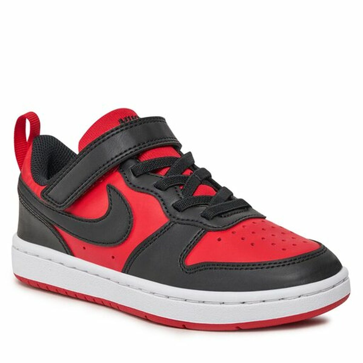 Zapatillas Casual Niño Nike COURT BOROUGH LOW RECRAFT BPV DV5457 600 Blanco Negro Rojo