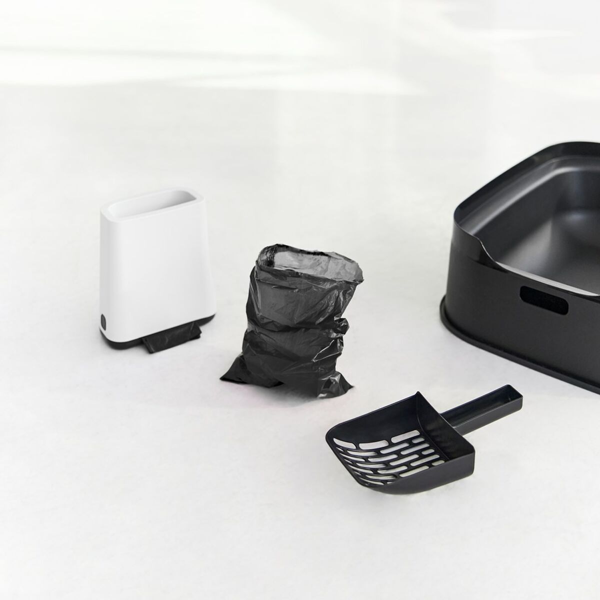 Arenero para Gatos Rotho Negro Plástico