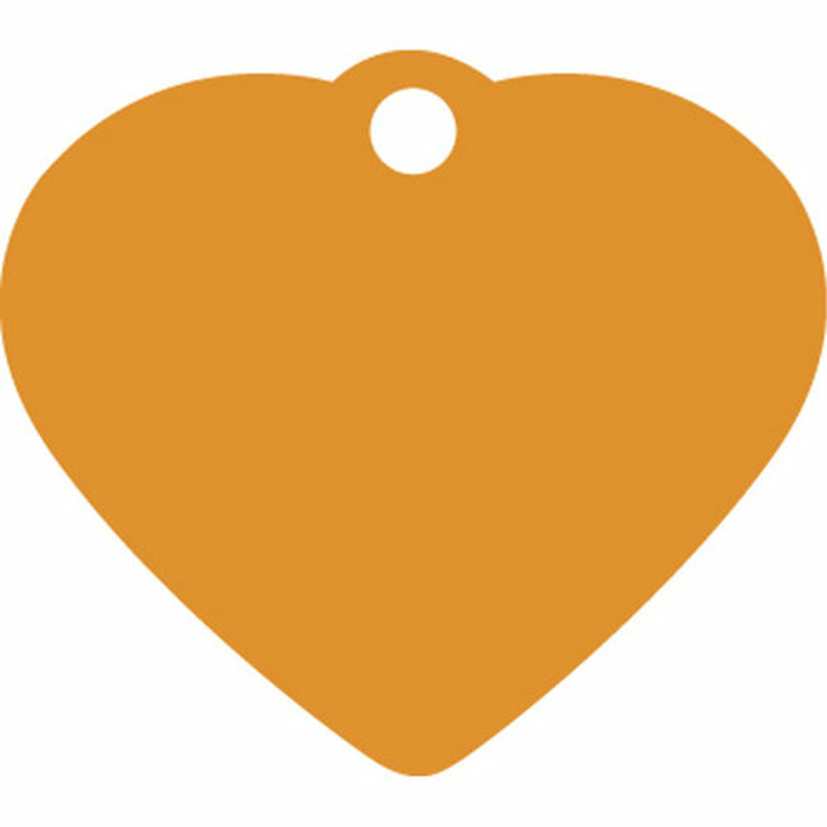 Placa identificativa Imarc Heart Naranja