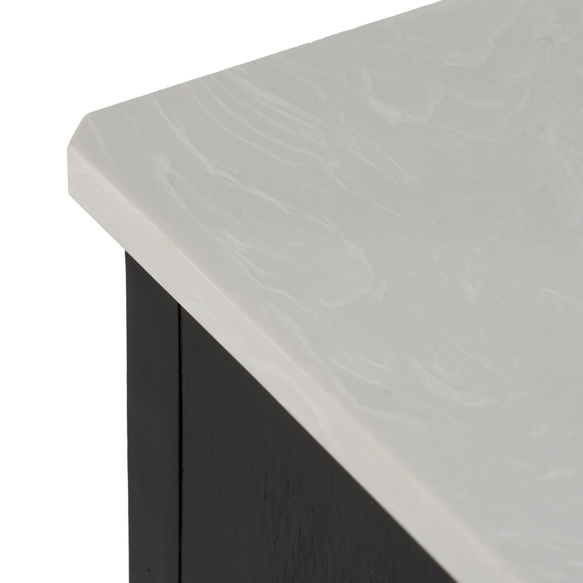 Aparador MODS Blanco Negro Madera MDF 90 x 33 x 76 cm