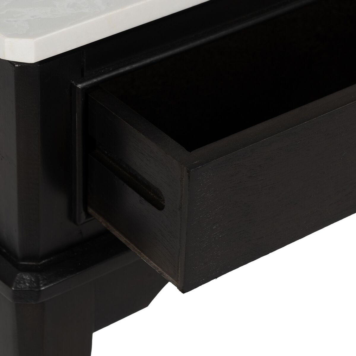 Aparador MODS Blanco Negro Madera MDF 90 x 33 x 76 cm