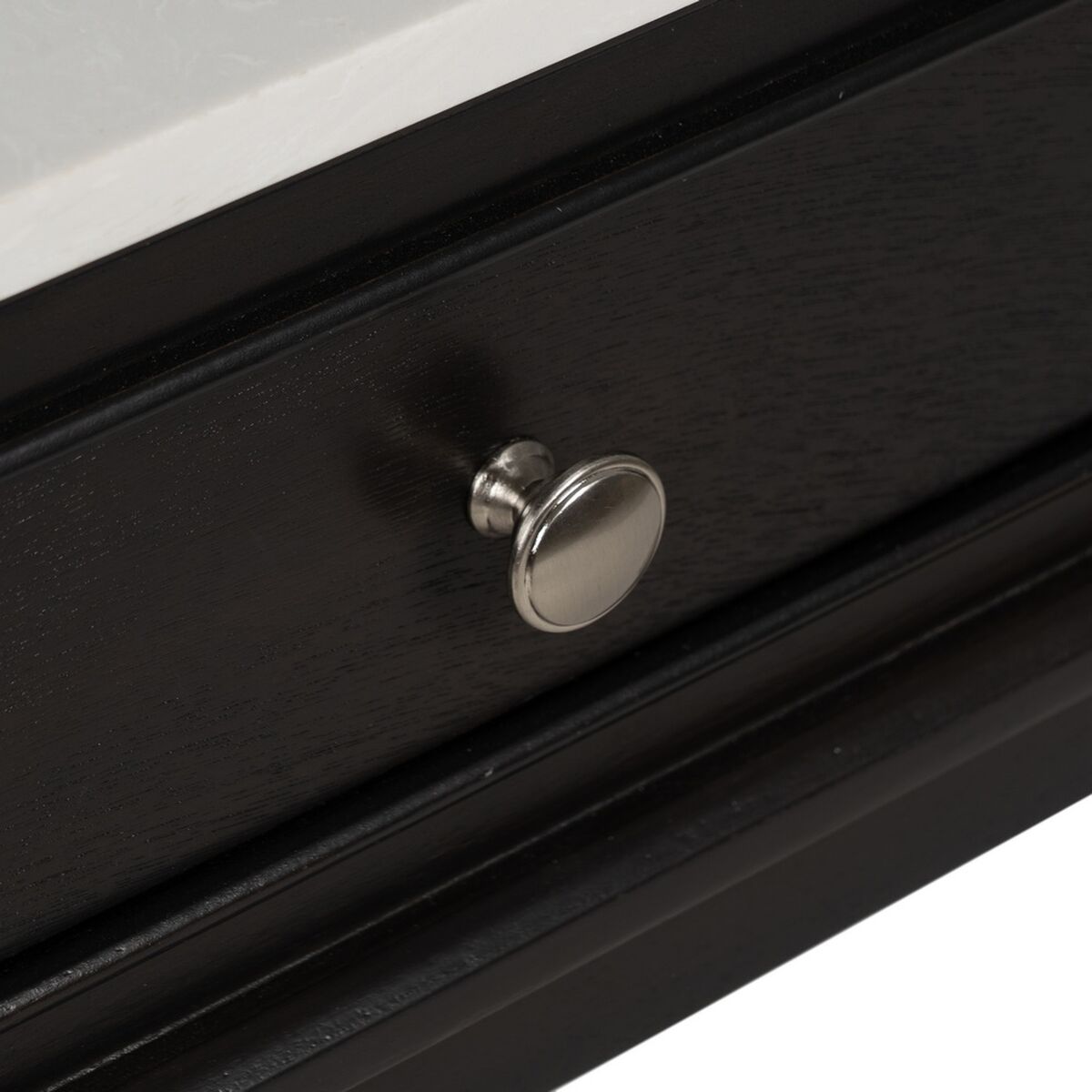 Aparador MODS Blanco Negro Madera MDF 90 x 33 x 76 cm