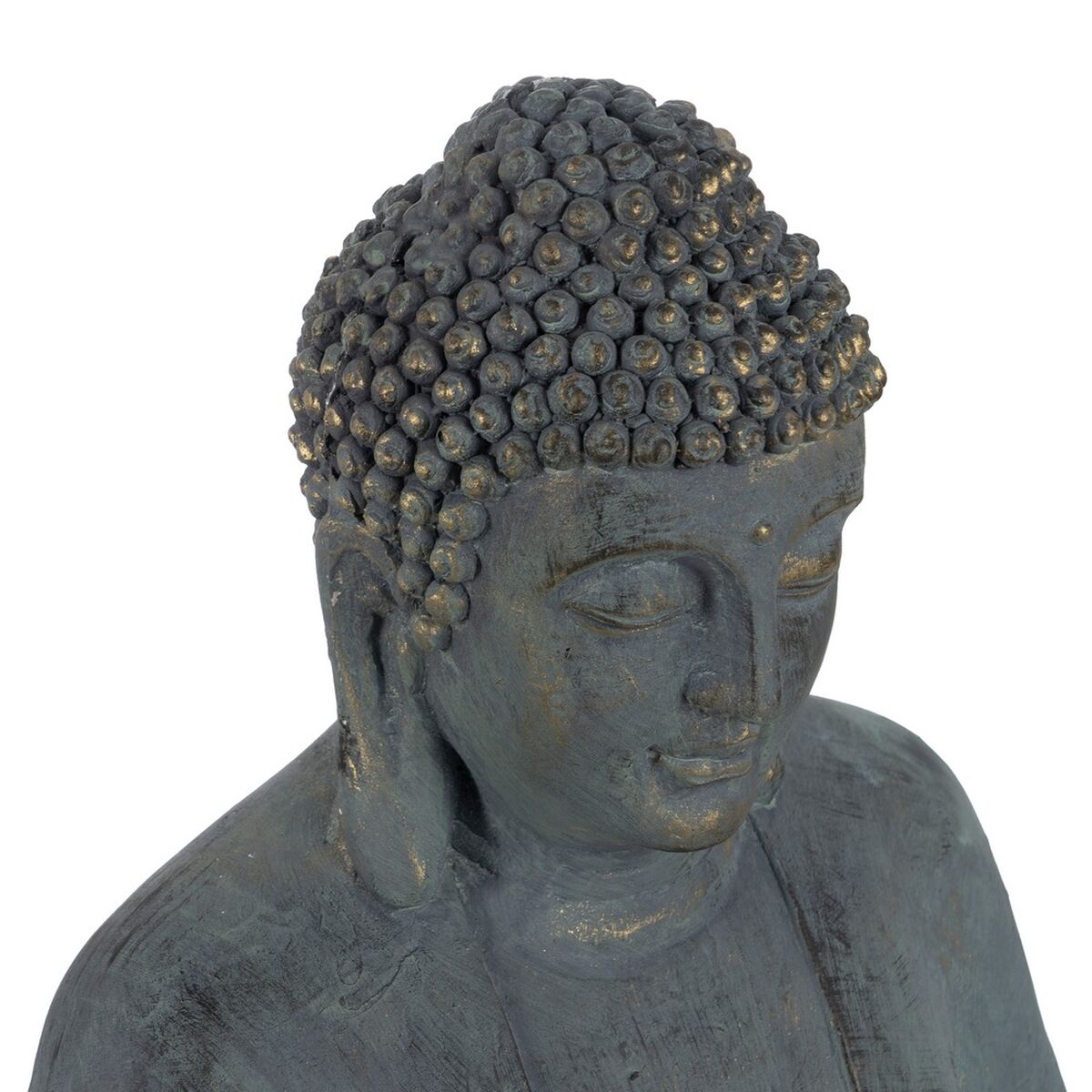 Figura Decorativa Beige Gris Buda 50 x 35 x 62 cm