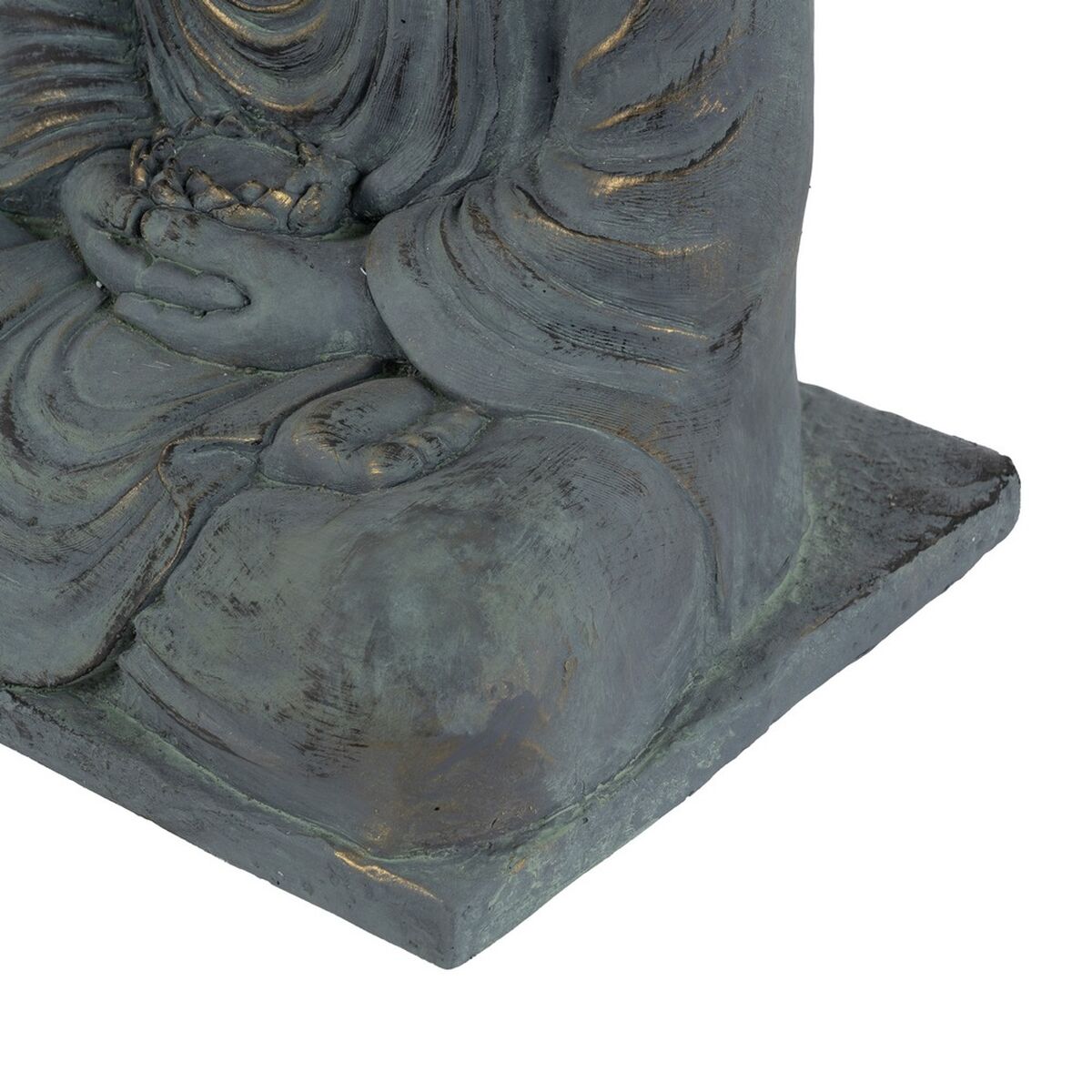 Figura Decorativa Beige Gris Buda 50 x 35 x 62 cm