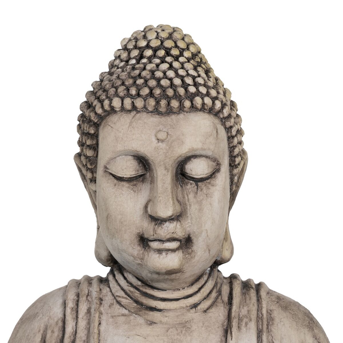 Figura Decorativa Beige Gris Buda 54 x 45 x 80 cm